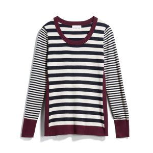 Olive + Oak Maryanne Striped Knit Pullover - Small